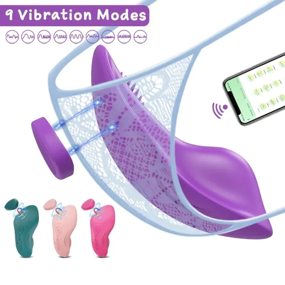 Bluetooth Wearable Vibrator for Women - Magnetic Egg Stimulator